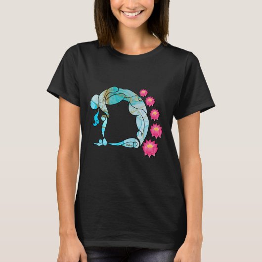 Yoga in Pose ~ Ustrasana T-Shirt (Vorderseite)