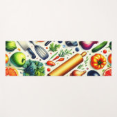 Yoga in the kitchen. yogamatte (Vorderseite (Horizontal))