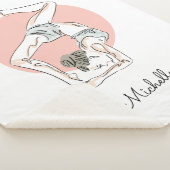 Yoga individuelle Name Decke Sherpadecke (3/4)