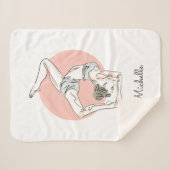 Yoga individuelle Name Decke Sherpadecke (Vorderseite (Horizontal))