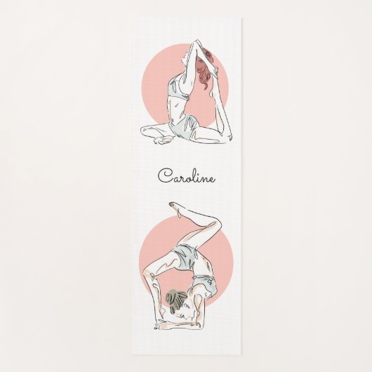 Yoga individuelle Name Yoga Yogamatte (Vorderseite)