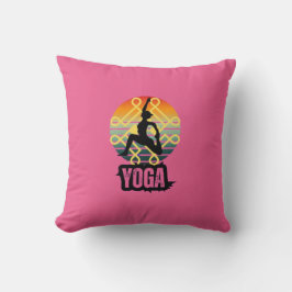 Yoga, innerer Frieden Kissen