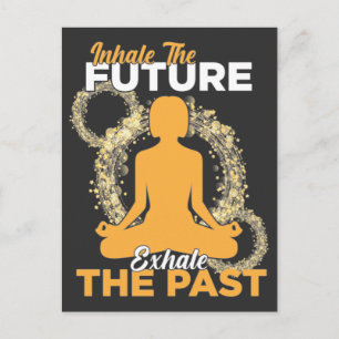 Yoga Inspiration Positives Zitat Namaste spirituel Postkarte