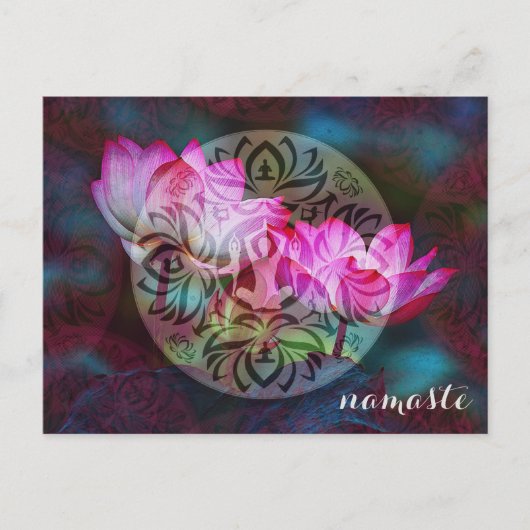 Yoga Inspiration Postkarte (Vorderseite)