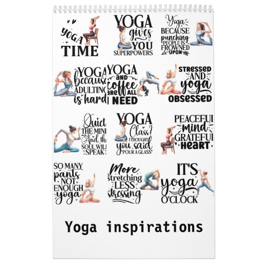Yoga-Inspirationen Kalender (Titelbild)