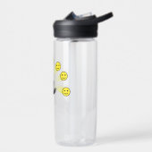 Yoga-Inspiriert Wasserflasche mit Smiley Design Trinkflasche (Links)