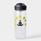 Yoga-Inspiriert Wasserflasche mit Smiley Design Trinkflasche (Vorderseite)