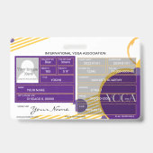 Yoga Instructor Abzeichen Ausweis (Rückseite)