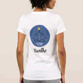 Yoga Instructor Blue T - Shirt (Rückseite)