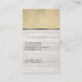 Yoga Instructor Blume Visitenkarte (Rückseite)