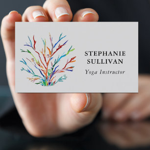 Yoga Instructor Business Card Visitenkarte