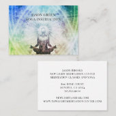 Yoga Instructor Business Card Visitenkarte (Vorne/Hinten)