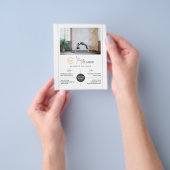 Yoga Instructor Classes Custom Foto Logo Modern Flyer (Gruppe)