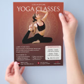 Yoga Instructor Classes Flyer (Hand)