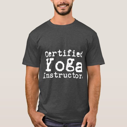 Yoga Instructor Coole Übungsyoga T-Shirt (Vorderseite)