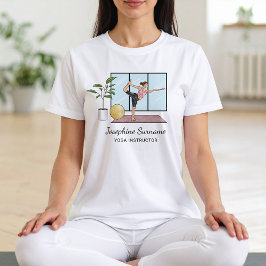 Yoga Instructor Dancer Pose Lehrer Persönlicher Na Tri-Blend Shirt