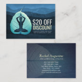 YOGA Instructor Discount Coupon Treue Bodhi Leaf (Vorne/Hinten)