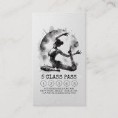 Yoga Instructor Einbeiner King Pose 5 Class Pass Treuekarte (Vorderseite)