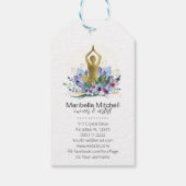 Yoga Instructor Energy Healer Crystals Reiki Welln Geschenkanhänger (Rückseite)