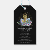Yoga Instructor Energy Healer Crystals Reiki Welln Geschenkanhänger (Rückseite)