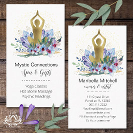Yoga Instructor Energy Healer Crystals Reiki Welln Visitenkarte