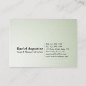 YOGA Instructor Ernennung Colorful Lotus Mandala Terminkarte (Rückseite)