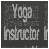 Yoga Instructor Extraordinaire Stoff (Nahaufnahme)