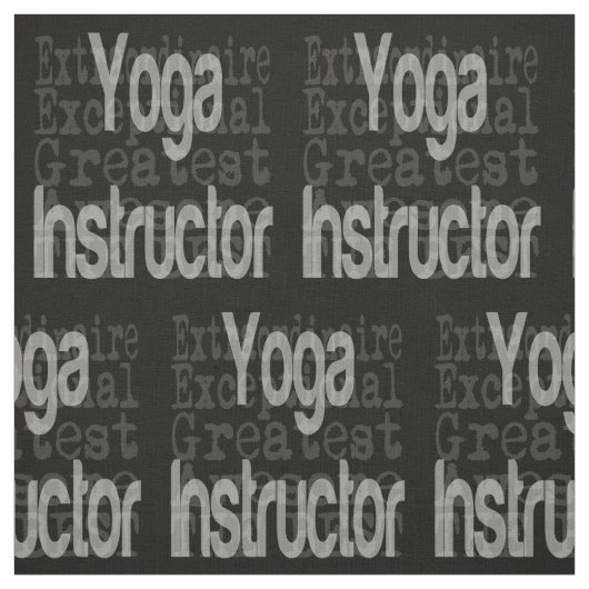 Yoga Instructor Extraordinaire Stoff (Muster)