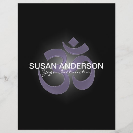 YOGA Instructor Flyer (Vorne)