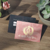 YOGA Instructor Gift Certificate Meditation Zen OM Rabattkarte