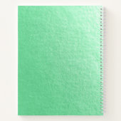 Yoga Instructor Green Gold Meditation Pose ZEN OM Notizblock (Rückseite)