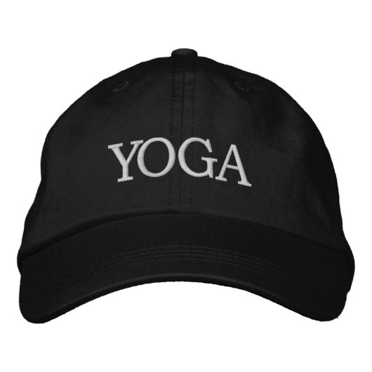 YOGA Instructor Hat Bestickte Kappe (Vorderseite)