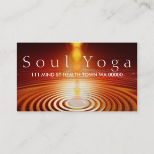 YOGA Instructor Health Spirit Meditation Visitenkarte