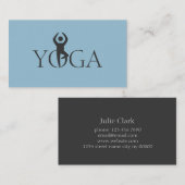 Yoga Instructor, Klassen Visitenkarte (Vorne/Hinten)