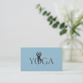 Yoga Instructor, Klassen Visitenkarte (Stehend Vorderseite)