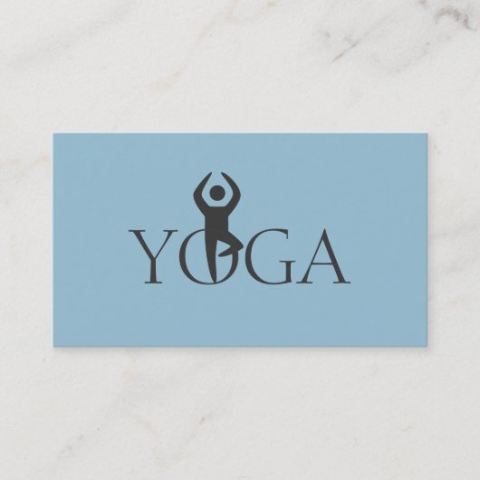 Yoga Instructor, Klassen Visitenkarte (Vorderseite)