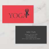 Yoga Instructor, Klassen Visitenkarte (Vorne/Hinten)