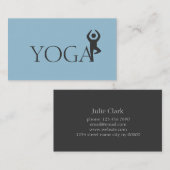 Yoga Instructor, Klassen Visitenkarte (Vorne/Hinten)