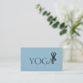 Yoga Instructor, Klassen Visitenkarte (Stehend Vorderseite)