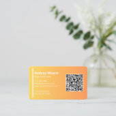 Yoga Instructor Lehrer Yoga Studios Beruflich Visitenkarte (Stehend Vorderseite)