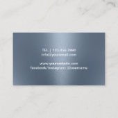 Yoga Instructor Life Tree Elegante Visitenkarte (Rückseite)