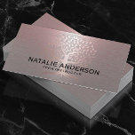 Yoga Instructor Life Tree Modern Pink Metallic Visitenkarte<br><div class="desc">Yoga Instructor Gold Life Tree Moderne rosa Metallic Business Cards.</div>