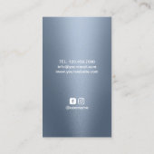 Yoga Instructor Lotus Blume Gold Triangle Visitenkarte (Rückseite)