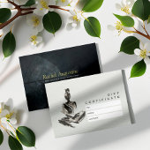 Yoga Instructor Lotus Meditation Pose Pinselstrich Rabattkarte