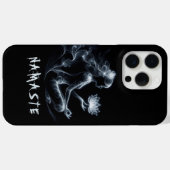 Yoga Instructor Lotus Medizin Pose Glühen Nebel Case-Mate iPhone Hülle (Rückseite (Horizontal))