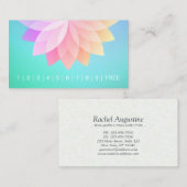 YOGA Instructor Loyalty Punch Colorful Mandala Treuekarte (Vorne/Hinten)