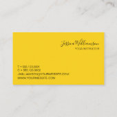 YOGA INSTRUCTOR MANDALA CUSTOM FARBEN VISITENKARTE (Rückseite)