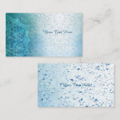 Yoga Instructor Mandala Visitenkarte (Vorne/Hinten)