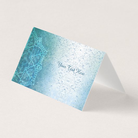 Yoga Instructor Mandala Visitenkarte Visitenkarten (Vorderseite)