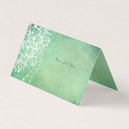 Yoga Instructor Mandala Visitenkarte Visitenkarten (Vorderseite)